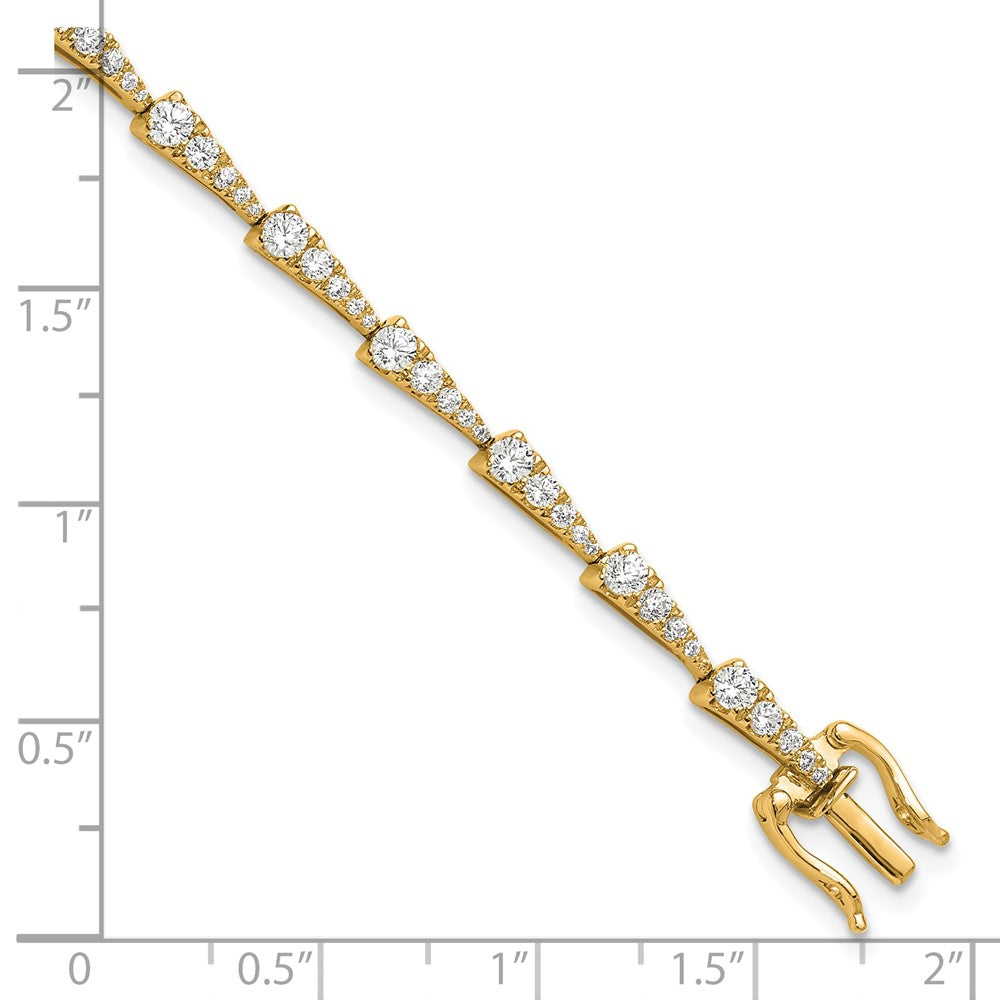 True Origin Lab Grown Diamond VS+ F+ Complete 7 in Fashion Bracelet