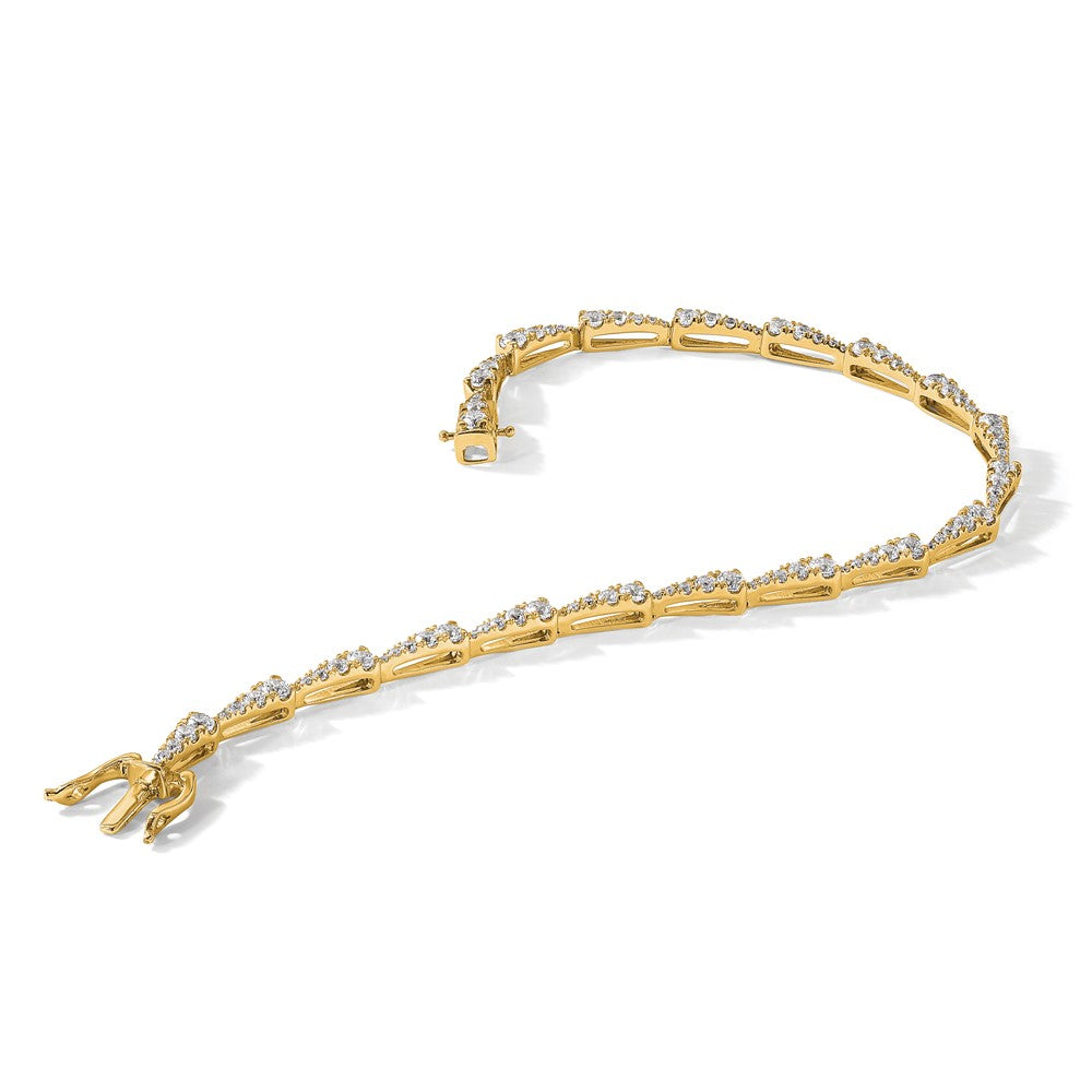 True Origin Lab Grown Diamond VS+ F+ Complete 7 in Fashion Bracelet