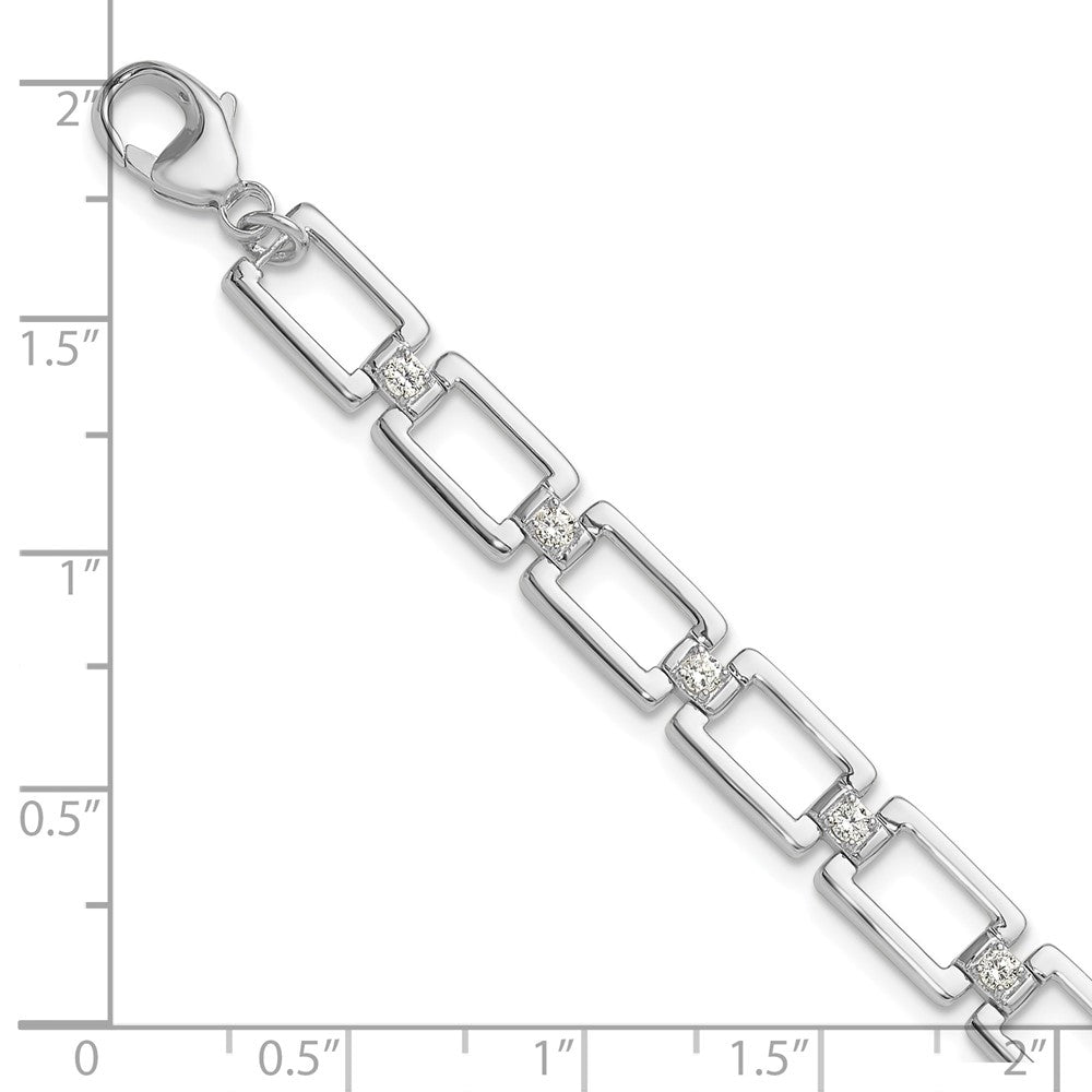 True Origin Lab Grown Diamond VS+ F+ 7 in Complete Link Bracelet