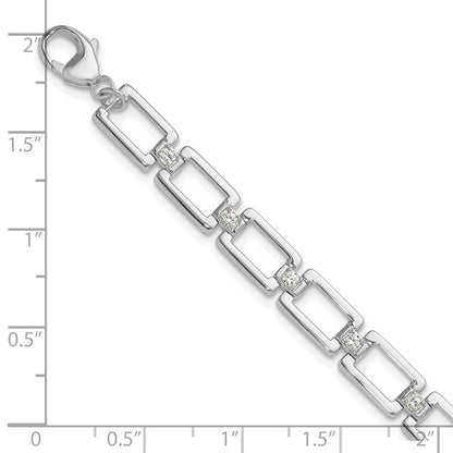 True Origin Lab Grown Diamond VS+ F+ 7 in Complete Link Bracelet