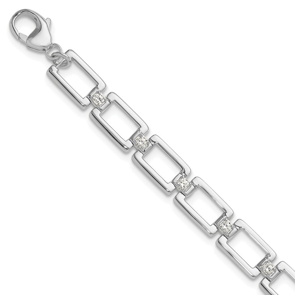 True Origin Lab Grown Diamond VS+ F+ 7 in Complete Link Bracelet