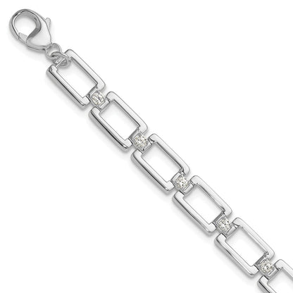 True Origin Lab Grown Diamond VS+ F+ 7 in Complete Link Bracelet