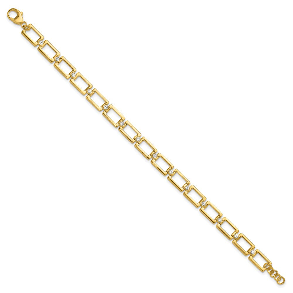 True Origin Lab Grown Diamond VS+ F+ 7 in Complete Link Bracelet