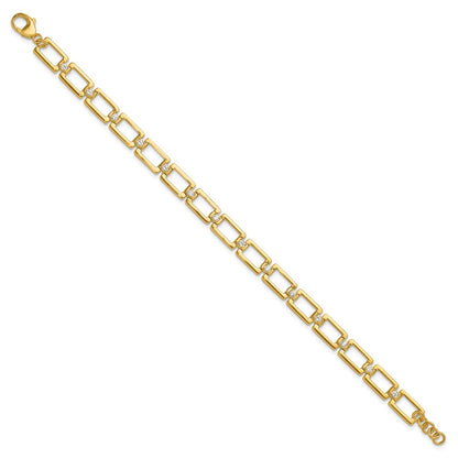 True Origin Lab Grown Diamond VS+ F+ 7 in Complete Link Bracelet