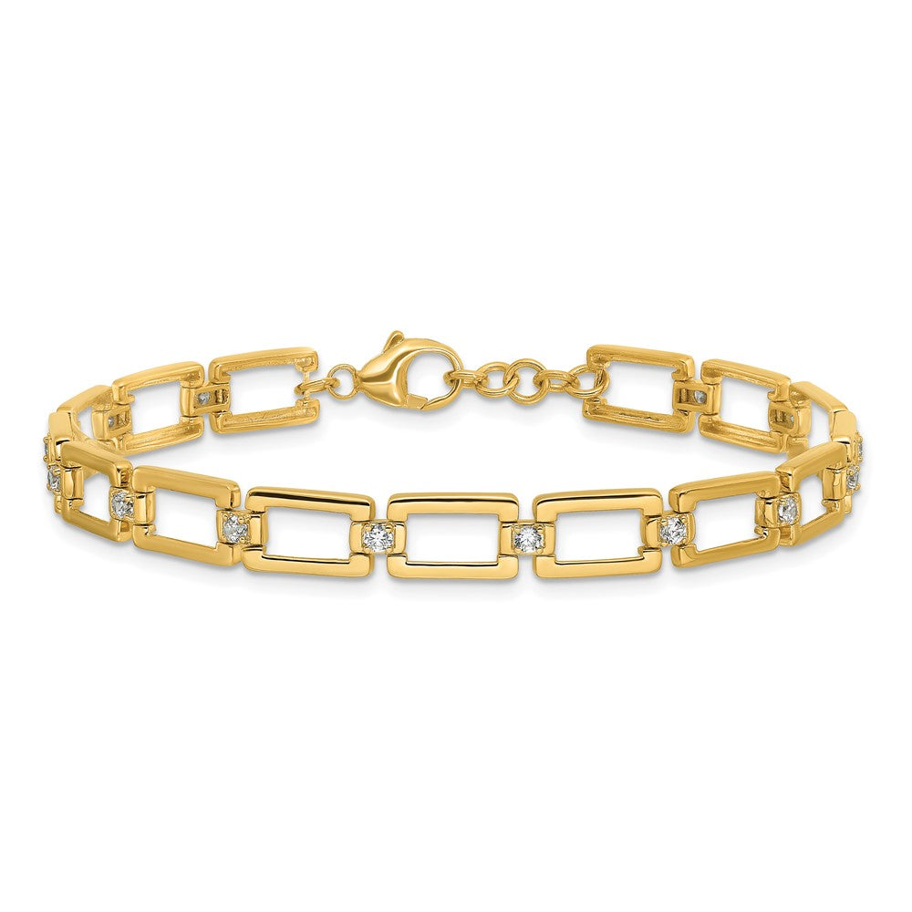 True Origin Lab Grown Diamond VS+ F+ 7 in Complete Link Bracelet
