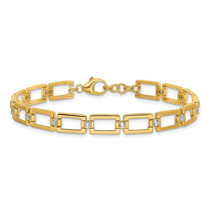 True Origin Lab Grown Diamond VS+ F+ 7 in Complete Link Bracelet