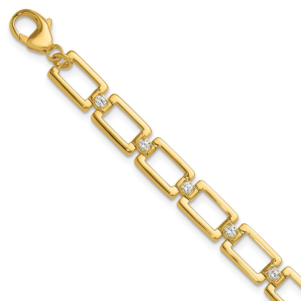 True Origin Lab Grown Diamond VS+ F+ 7 in Complete Link Bracelet
