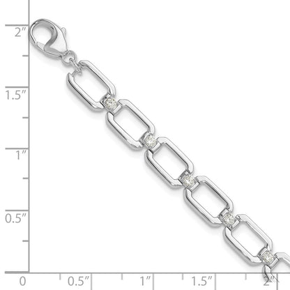 True Origin Lab Grown Diamond VS+ F+ 7 in Complete Link Bracelet