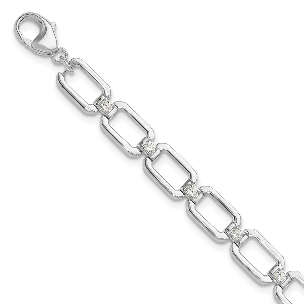 True Origin Lab Grown Diamond VS+ F+ 7 in Complete Link Bracelet