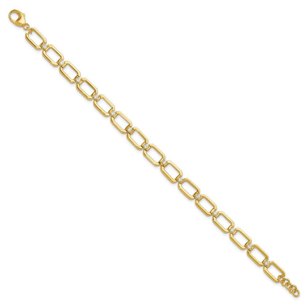 True Origin Lab Grown Diamond VS+ F+ 7 in Complete Link Bracelet