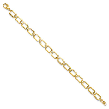 True Origin Lab Grown Diamond VS+ F+ 7 in Complete Link Bracelet