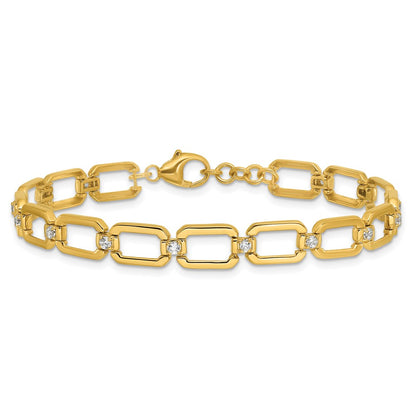 True Origin Lab Grown Diamond VS+ F+ 7 in Complete Link Bracelet
