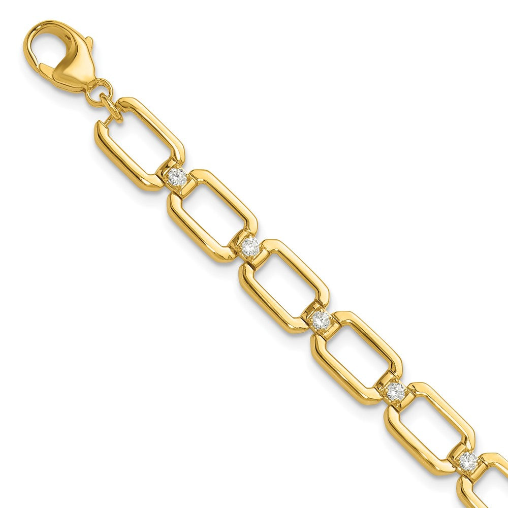 True Origin Lab Grown Diamond VS+ F+ 7 in Complete Link Bracelet