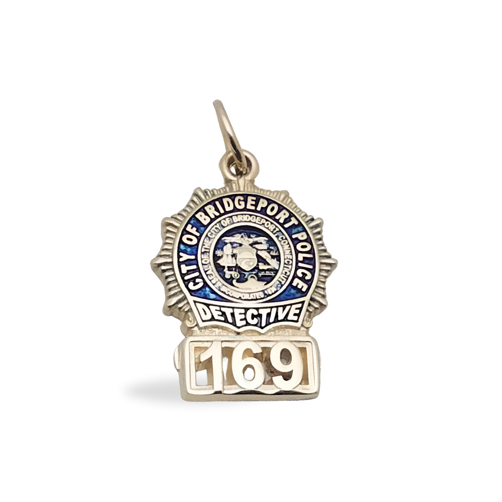 Bridgeport Police Department Badge Pendant