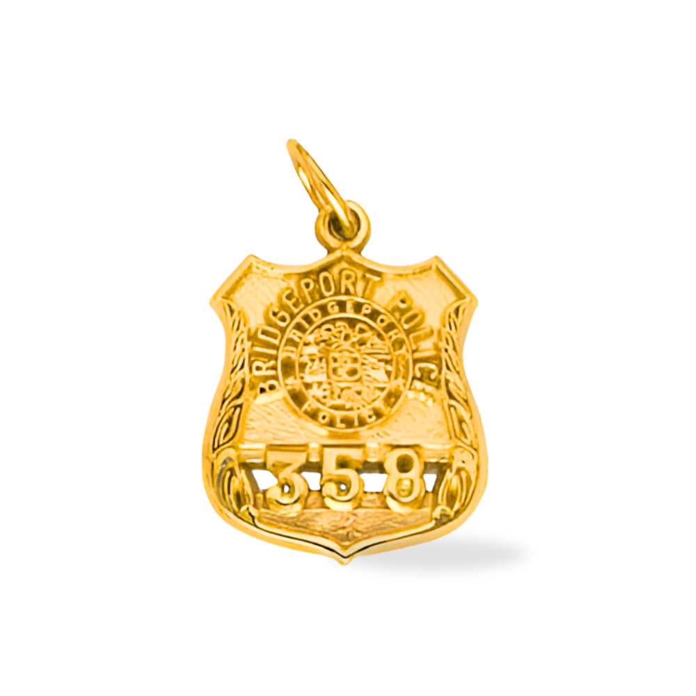 Bridgeport Police Department Badge Pendant