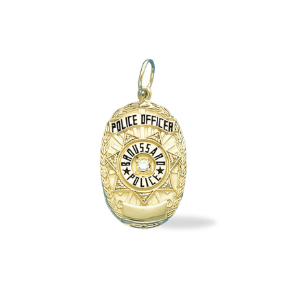 Downers Grove Fire Department Badge Pendant