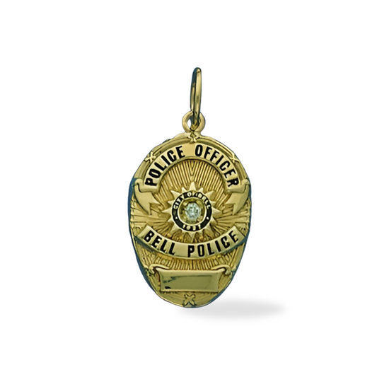 BPD Small Badge Pendant - Gold