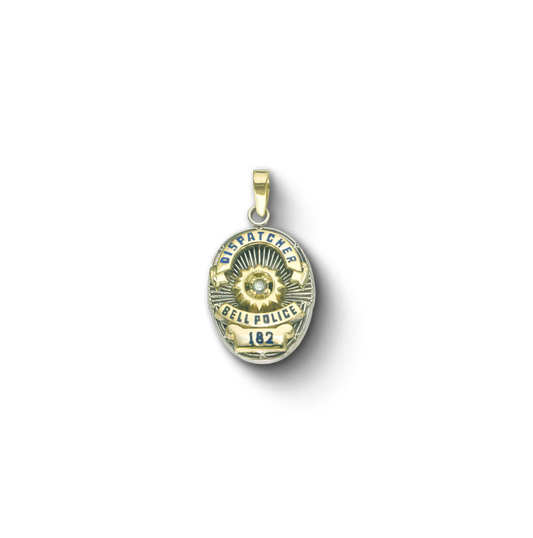 Bell Police Department Badge Pendant