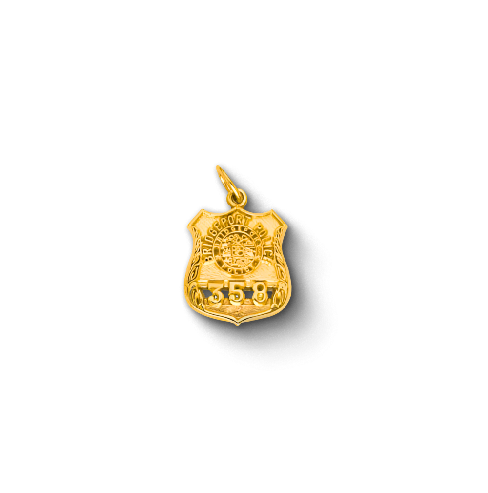 Bridgeport Police Department Badge Pendant
