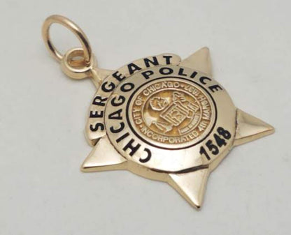 Chicago Police Department Badge Pendant