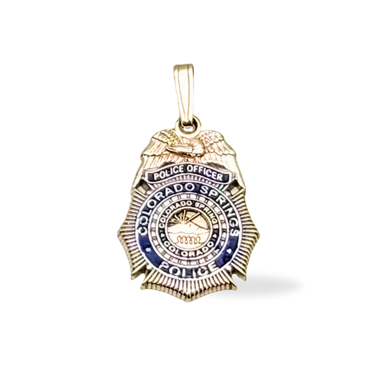Colorado Springs Police Department Badge Pendant