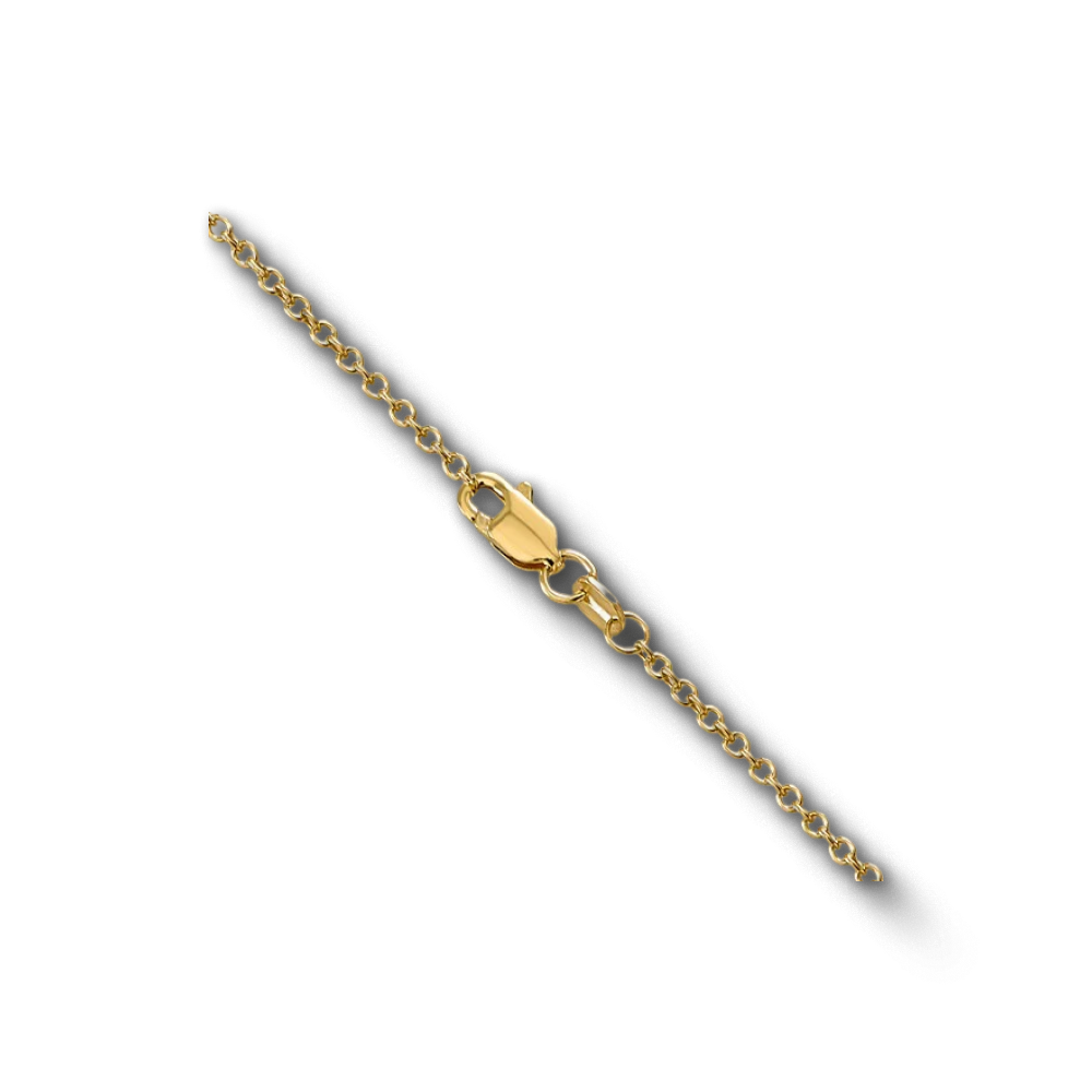 Open Cable Style Necklace Chain With Lobster Clasp