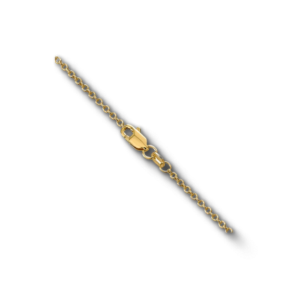 Open Cable Style Necklace Chain With Lobster Clasp