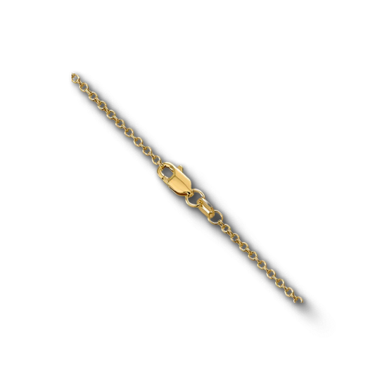 Open Cable Style Necklace Chain With Lobster Clasp