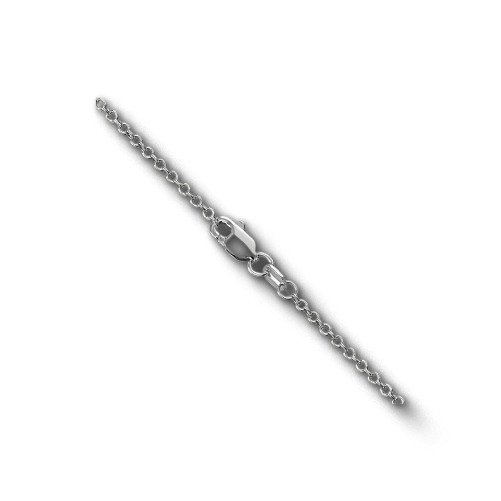 Open Cable Style Necklace Chain With Lobster Clasp