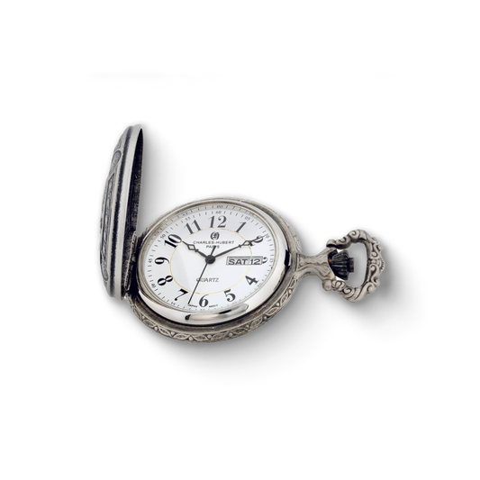 Charles-Hubert Full Hunter Quartz Pocket Watch DWA027