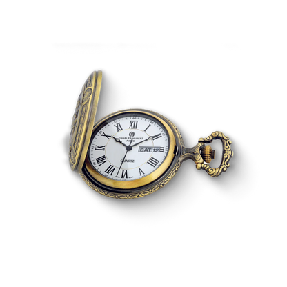Charles-Hubert Full Hunter Quartz Pocket Watch DWA028