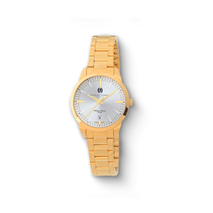 Charles-Hubert Gold-Plated Stainless Steel Quartz Watch 7022-G