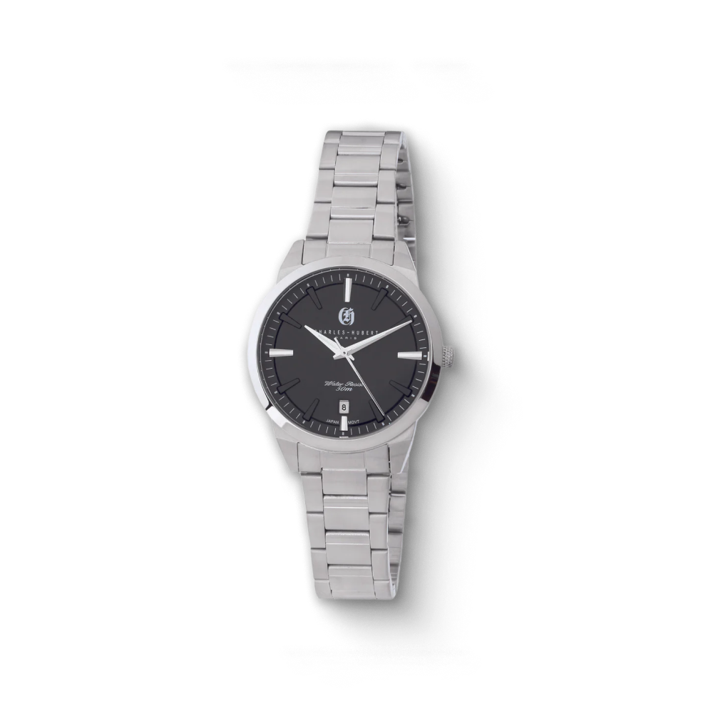 Charles-Hubert Stainless Steel Quartz Watch 7022-W
