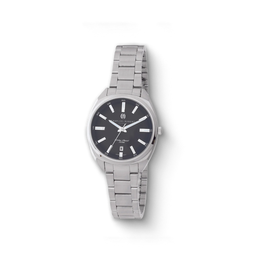 Charles-Hubert Stainless Steel Quartz Watch 7023-B