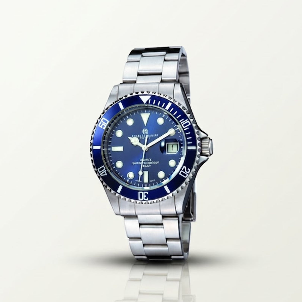 Charles-Hubert Stainless Steel Quartz Watch 3812