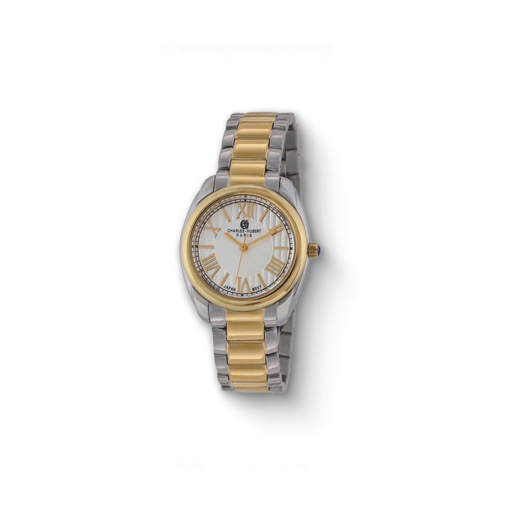 Charles-Hubert Two-Tone Stainless Steel Quartz Watch 7005-T