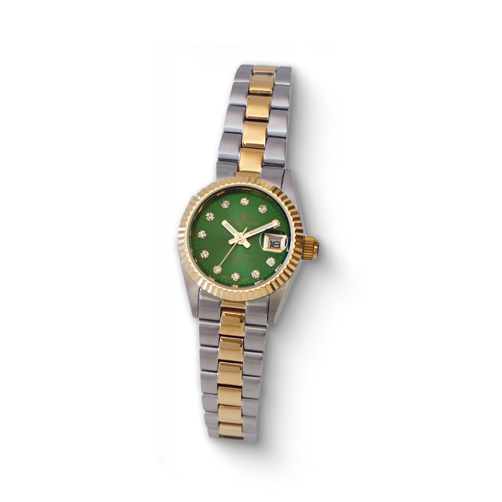 Charles-Hubert Two-Tone Stainless Steel Quartz Watch 7036-T