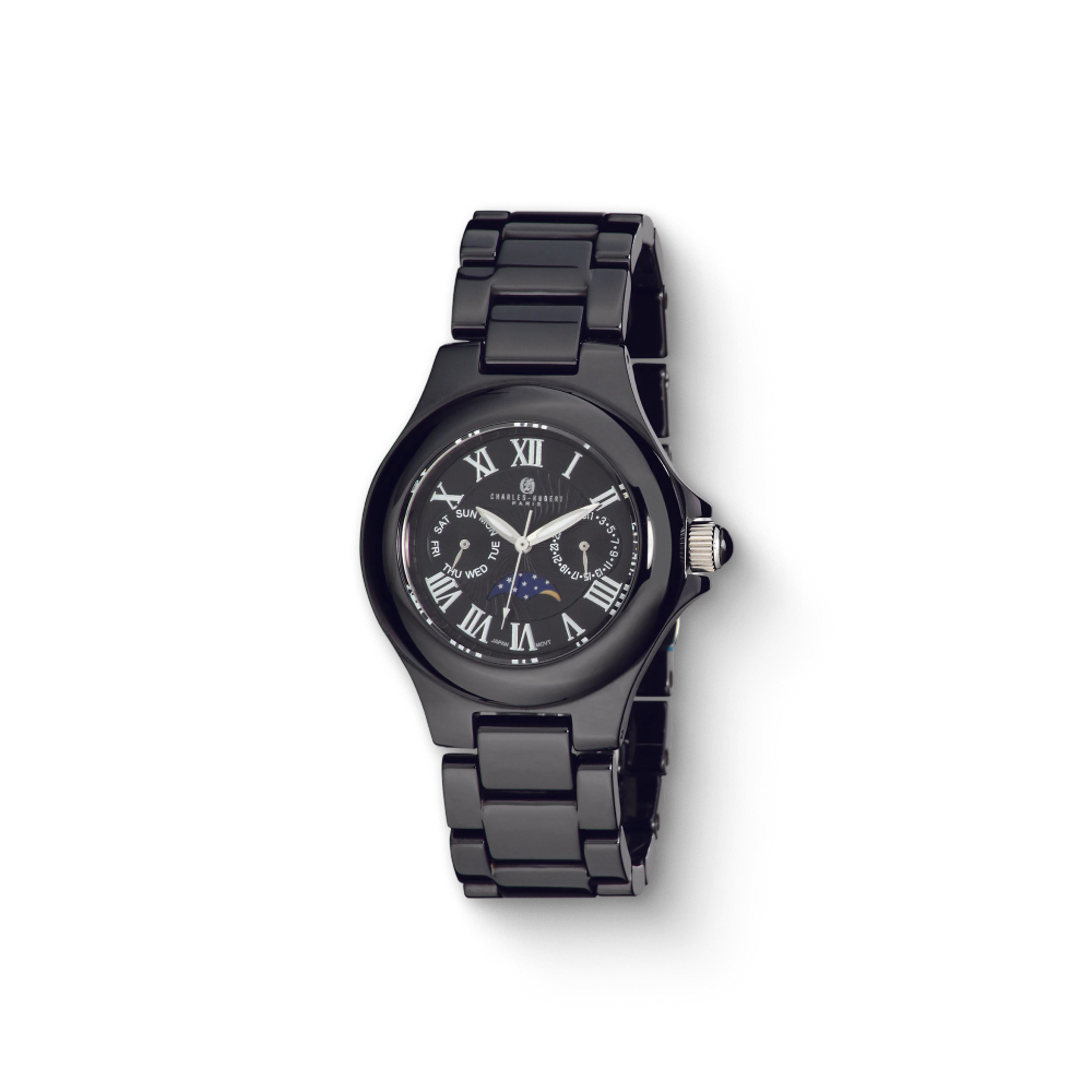 Charles-Hubert Ceramic Quartz Watch 3872-B