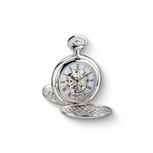 Charles-Hubert Double Full Hunter Mechanical Pocket Watch 3575-W