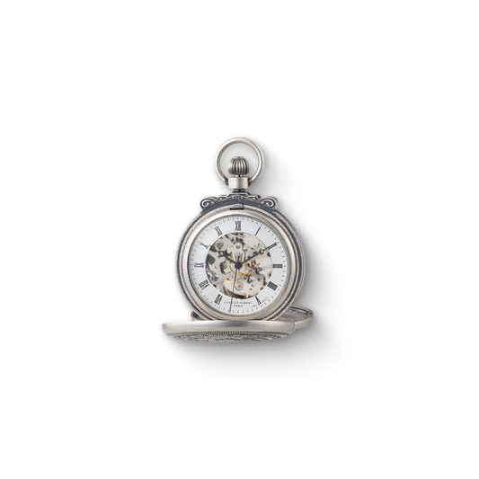 Charles-Hubert Double Full Hunter Mechanical Pocket Watch 3868-S