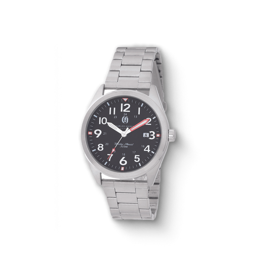 Charles-Hubert Stainless Steel Quartz Watch 4024-BM