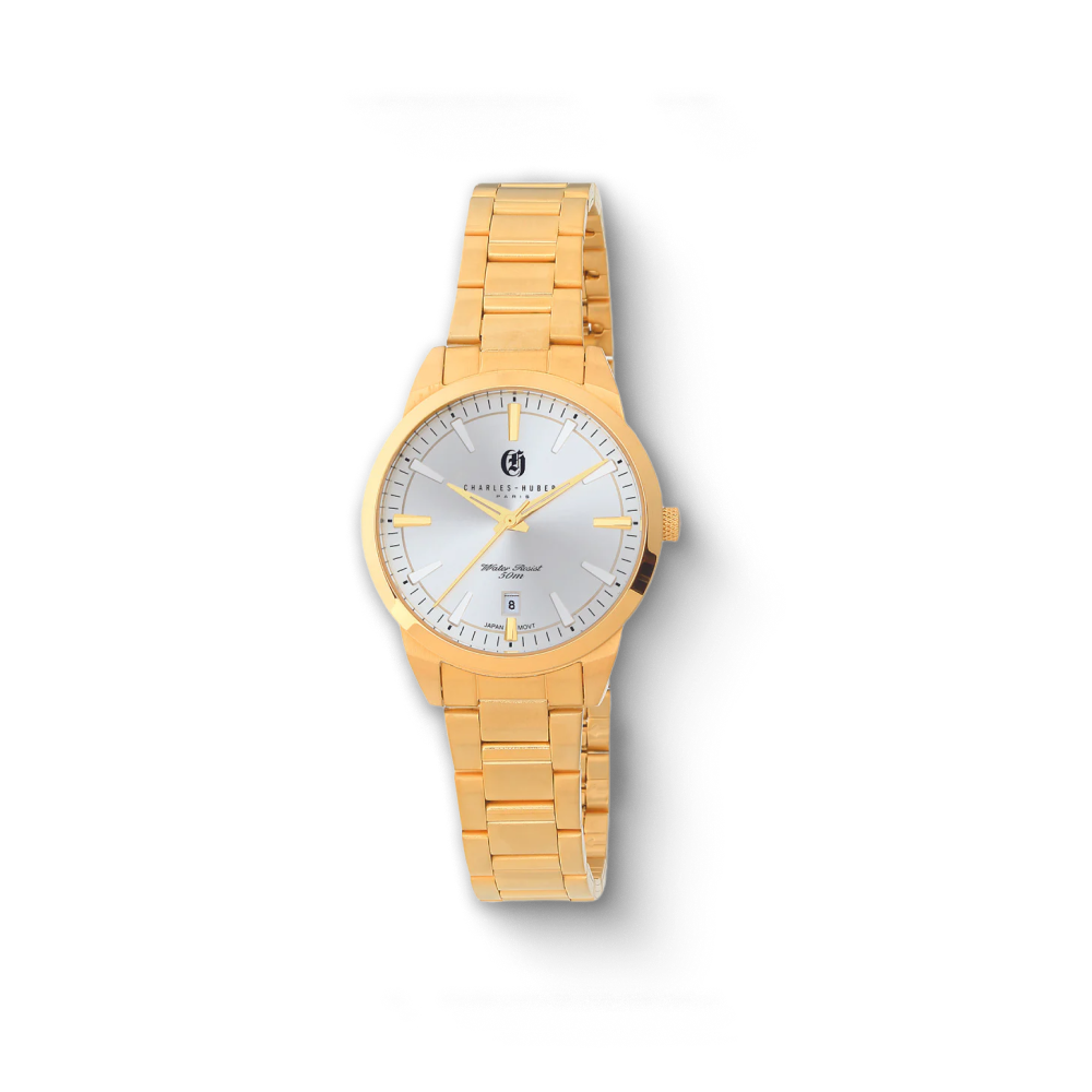 Charles-Hubert Stainless Steel Quartz Watch