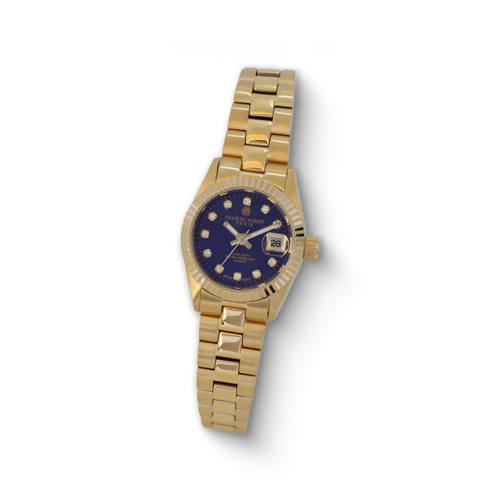 Charles-Hubert Two-Tone Stainless Steel Quartz Watch