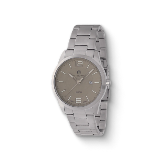 Charles-Hubert Stainless Steel Quartz Watch 4021-S