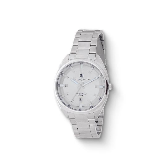 Charles-Hubert Stainless Steel Quartz Watch 4023-W