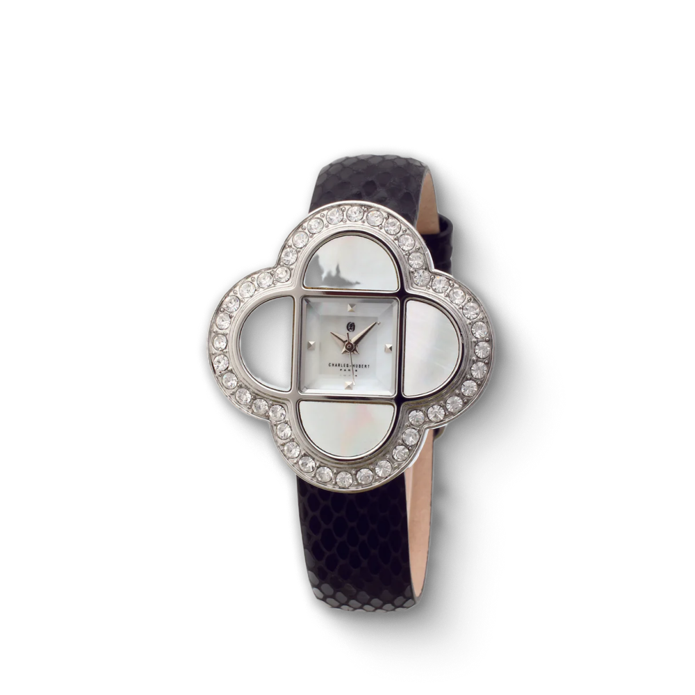 Charles Hubert Rose Gold Plated Stainless Steel Quartz Watch