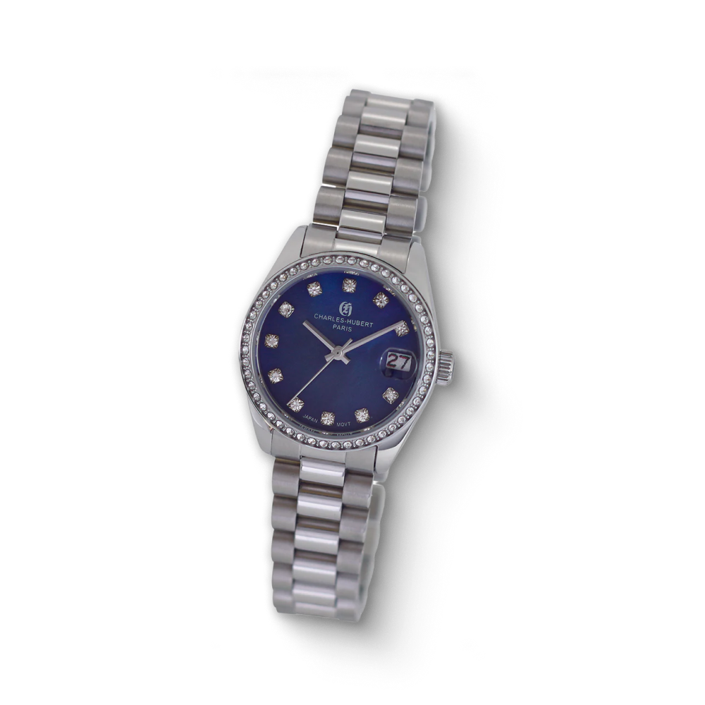 Charles-Hubert Stainless Steel Quartz Watch