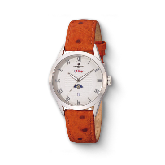 Charles-Hubert Stainless Steel Quartz Watch 6980-W