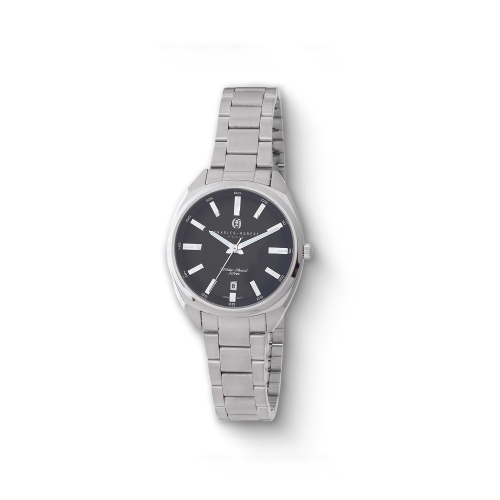 Charles-Hubert Stainless Steel Quartz Watch