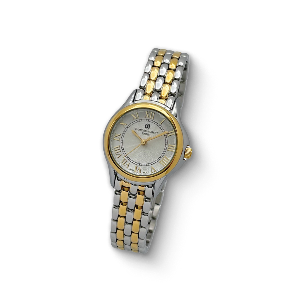 Charles-Hubert Two-Tone Quartz Watch 6927-T